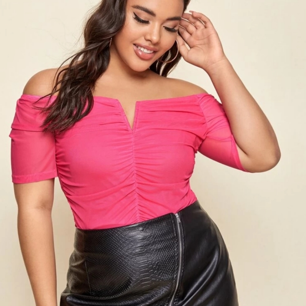 Fucsia and yellow tops
